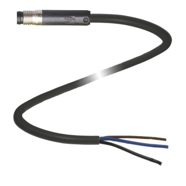 Pepperl+Fuchs V3S-GR-BK6M-PUR-U (70127484-100007) Kabelis su užspaudžiama M8 jungtimi, be LED ir ekranavimo Pepperl+Fuchs V3S-GR-BK6M-PUR-U (70127484-100007) Kabelis su užspaudžiama M8 jungtimi, be LED ir ekranavimo
