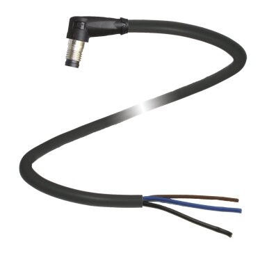 Pepperl+Fuchs V3S-WR-BK5M-PUR-U (70130072) Kabelis su užspaudžiama M8 jungtimi, be LED ir ekranavimo Pepperl+Fuchs V3S-WR-BK5M-PUR-U (70130072) Kabelis su užspaudžiama M8 jungtimi, be LED ir ekranavimo