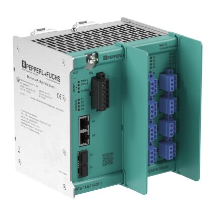 Pepperl+Fuchs ARS11-B2-IA08-1 (70121875-100000) Ant bėgelio montuojamas Ethernet-APL lauko komutatorius Pepperl+Fuchs ARS11-B2-IA08-1 (70121875-100000) Ant bėgelio montuojamas Ethernet-APL lauko komutatorius