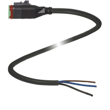 Pepperl+Fuchs DT3S-G-BK1,5M-PUR-O1 (305287) Kabelis su lizdine jungtimi Pepperl+Fuchs DT3S-G-BK1,5M-PUR-O1 (305287) Kabelis su lizdine jungtimi