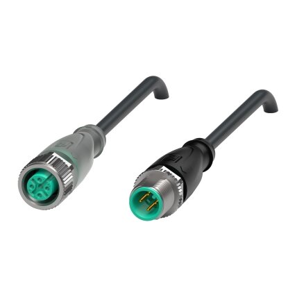 Pepperl+Fuchs V1-G-A2-BK0,6M-PUR-U-V1-G (240779-100000) Jungiamasis kabelis Pepperl+Fuchs V1-G-A2-BK0,6M-PUR-U-V1-G (240779-100000) Jungiamasis kabelis