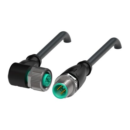 Pepperl+Fuchs V1-W-BK2M-PUR-O1S-V1-G (70142171-100033) Kabelis su prisukama M12 jungtimi Pepperl+Fuchs V1-W-BK2M-PUR-O1S-V1-G (70142171-100033) Kabelis su prisukama M12 jungtimi