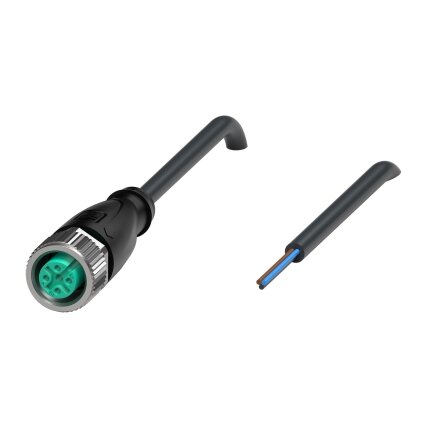 Pepperl+Fuchs V11-G-BK1,8M-PUR-U (70128170-100052) Kabelis su prisukama M12 jungtimi, be ekranavimo ir LED Pepperl+Fuchs V11-G-BK1,8M-PUR-U (70128170-100052) Kabelis su prisukama M12 jungtimi, be ekranavimo ir LED