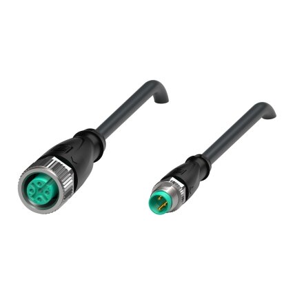 Pepperl+Fuchs V11-G-BK2M-PVC-U-V3-GM (240795-100008) Jungiamasis kabelis Pepperl+Fuchs V11-G-BK2M-PVC-U-V3-GM (240795-100008) Jungiamasis kabelis
