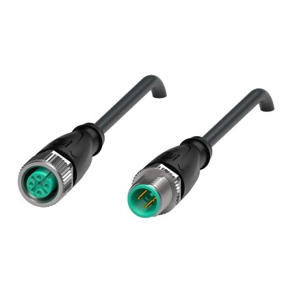 Pepperl+Fuchs V11-G-BK6,5M-PUR-U-V11-G (70128170-100046) Kabelis su prisukama M12 jungtimi, be ekranavimo ir LED Pepperl+Fuchs V11-G-BK6,5M-PUR-U-V11-G (70128170-100046) Kabelis su prisukama M12 jungtimi, be ekranavimo ir LED