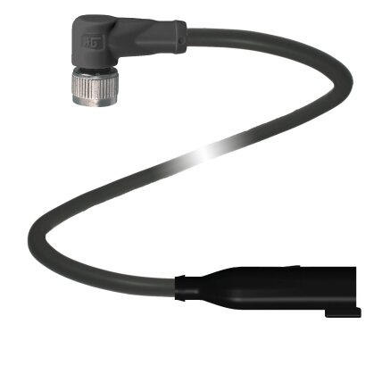 Pepperl+Fuchs V11-W-BK0,3M-PUR-O1-DT4P-G-Y31 (316347) Ilginamasis kabelis Pepperl+Fuchs V11-W-BK0,3M-PUR-O1-DT4P-G-Y31 (316347) Ilginamasis kabelis