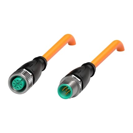 Pepperl+Fuchs V15-G-OR5M-PUR-A1-V15-G (70128170-100083) Kabelis su prisukama M12 jungtimi, be ekranavimo ir LED Pepperl+Fuchs V15-G-OR5M-PUR-A1-V15-G (70128170-100083) Kabelis su prisukama M12 jungtimi, be ekranavimo ir LED