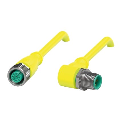Pepperl+Fuchs V15-G-S-YE25M-PUR-A1-V15-W (70128170-100137) Kabelis su prisukama M12 jungtimi, be ekranavimo ir LED Pepperl+Fuchs V15-G-S-YE25M-PUR-A1-V15-W (70128170-100137) Kabelis su prisukama M12 jungtimi, be ekranavimo ir LED
