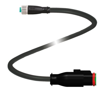 Pepperl+Fuchs V3-GM-BK1M-PVC-U-DT6S-G-Y80097 (70180097) Adapterio kabelis Pepperl+Fuchs V3-GM-BK1M-PVC-U-DT6S-G-Y80097 (70180097) Adapterio kabelis
