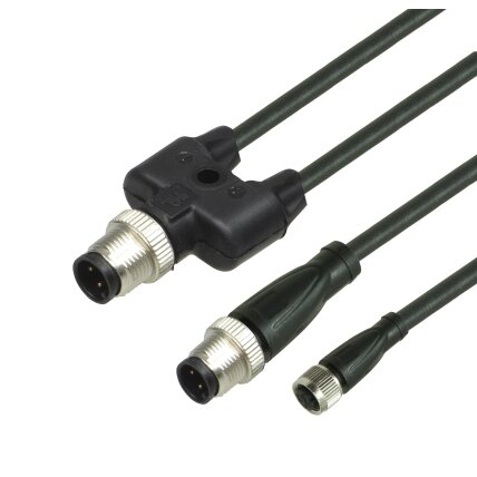 Pepperl+Fuchs V31-GM-3M-PUR-T-V1S-Y203012 (203012) Y formos jungiamasis kabelis Pepperl+Fuchs V31-GM-3M-PUR-T-V1S-Y203012 (203012) Y formos jungiamasis kabelis