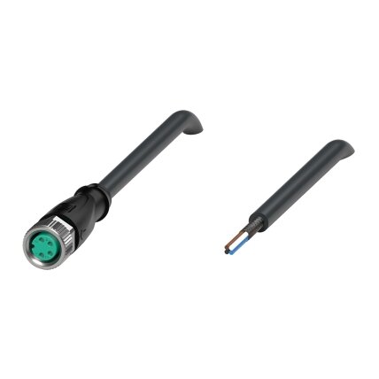 Pepperl+Fuchs V31-GX-BK10M-PUR-U/ABG (70173979-100000) Ekranuotas kabelis su prisukama M8 jungtimi Pepperl+Fuchs V31-GX-BK10M-PUR-U/ABG (70173979-100000) Ekranuotas kabelis su prisukama M8 jungtimi