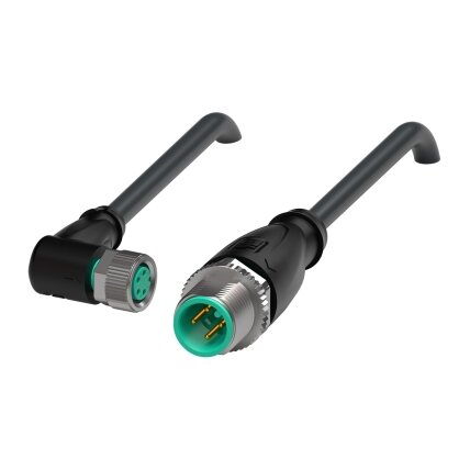 Pepperl+Fuchs V31-WM-BK1,5M-PUR-A-V1-G (314709) M8–V12 ilginamasis kabelis Pepperl+Fuchs V31-WM-BK1,5M-PUR-A-V1-G (314709) M8–V12 ilginamasis kabelis