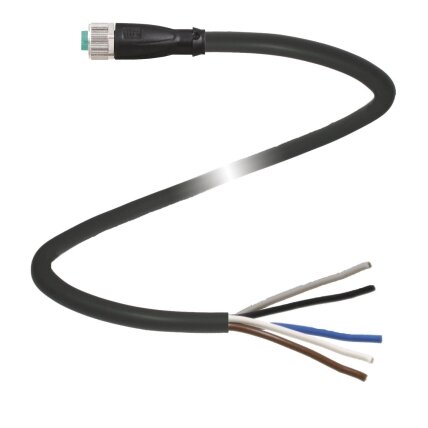 Pepperl+Fuchs V311-GM-BK1M-PUR-U (70124952-100003) Jungiamasis kabelis Pepperl+Fuchs V311-GM-BK1M-PUR-U (70124952-100003) Jungiamasis kabelis