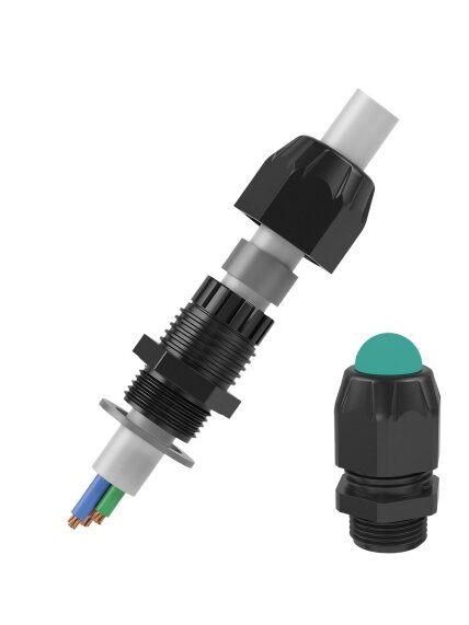Pepperl+Fuchs CG.PEDS1.M20.PA.C.15.K50 (291346) Cable gland Ex e DS M20 black long Pepperl+Fuchs CG.PEDS1.M20.PA.C.15.K50 (291346) Cable gland Ex e DS M20 black long