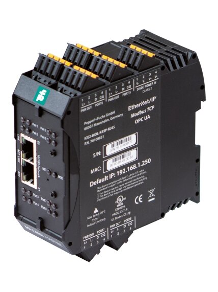 Pepperl+Fuchs ICE2-8IOL-K45P-RJ45 (70108831) EtherNet/IP IO-Link master Pepperl+Fuchs ICE2-8IOL-K45P-RJ45 (70108831) EtherNet/IP IO-Link master