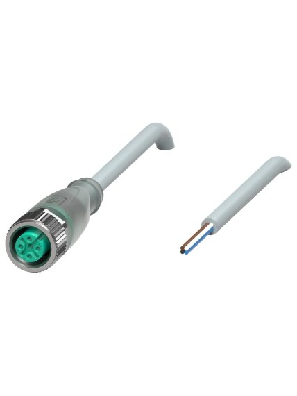 Pepperl+Fuchs V1-G-E8W-3M-PUR (238972) Cable socket Pepperl+Fuchs V1-G-E8W-3M-PUR (238972) Cable socket