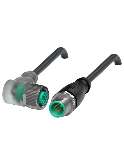 Pepperl+Fuchs V1-W-A2-BK1M-PUR-U-V1-G (240780-100001) Connection cable Pepperl+Fuchs V1-W-A2-BK1M-PUR-U-V1-G (240780-100001) Connection cable