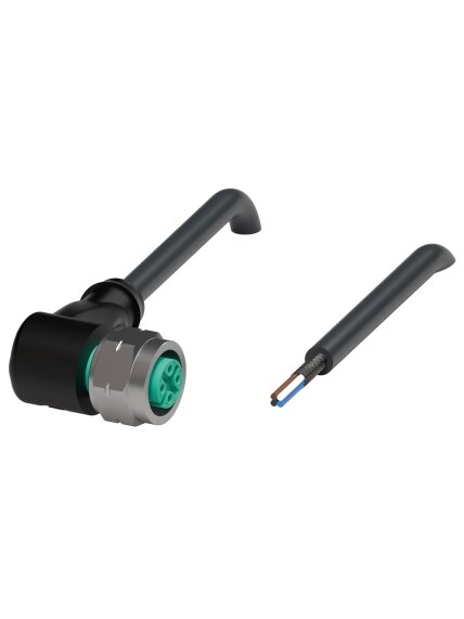 Pepperl+Fuchs V1-WV4A-BK5M-PUR-U/ABG (70142171-100007) M12 screw-lock cordset Pepperl+Fuchs V1-WV4A-BK5M-PUR-U/ABG (70142171-100007) M12 screw-lock cordset
