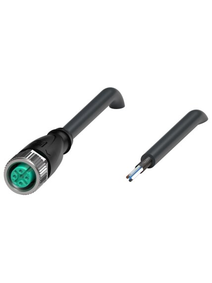 Pepperl+Fuchs V15-G-BK20M-PUR-U/ABG (240004-100036) Cable socket Pepperl+Fuchs V15-G-BK20M-PUR-U/ABG (240004-100036) Cable socket