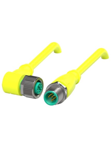 Pepperl+Fuchs V15-W-S-YE0,6M-PUR-A1-V15-G (70128170-100115) M12 screw-lock cordset without shielding/LED Pepperl+Fuchs V15-W-S-YE0,6M-PUR-A1-V15-G (70128170-100115) M12 screw-lock cordset without shielding/LED