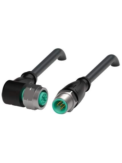 Pepperl+Fuchs V15-WV4A-BK1,5M-PUR-U-V15-GV4A (315490) Extension cable Pepperl+Fuchs V15-WV4A-BK1,5M-PUR-U-V15-GV4A (315490) Extension cable