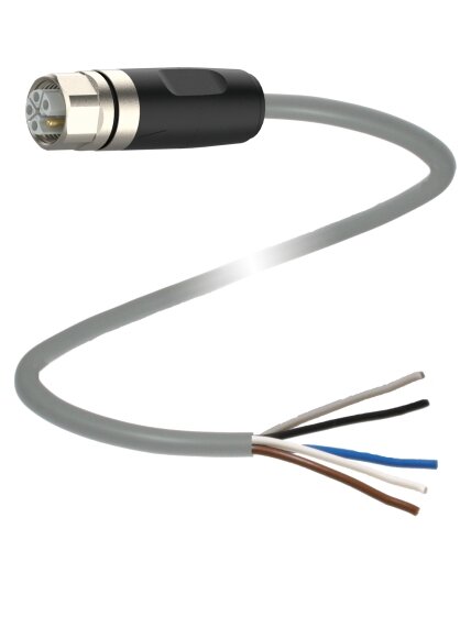 Pepperl+Fuchs V15L-G-15M-PUR-U7 (70195771) Connection cable with socket Pepperl+Fuchs V15L-G-15M-PUR-U7 (70195771) Connection cable with socket