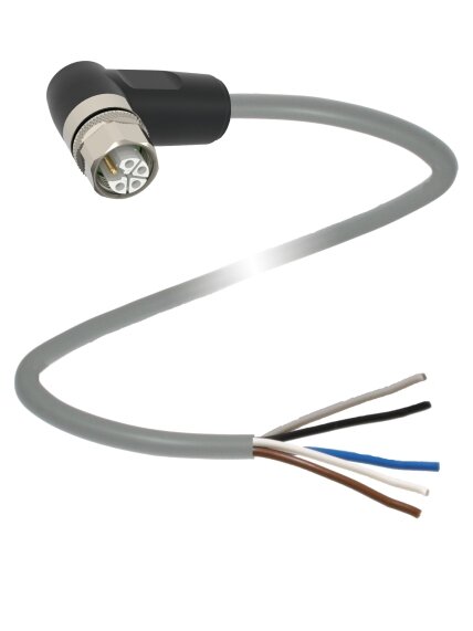 Pepperl+Fuchs V15L-W-1,5M-PUR-U7 (70195772) Connection cable with socket Pepperl+Fuchs V15L-W-1,5M-PUR-U7 (70195772) Connection cable with socket