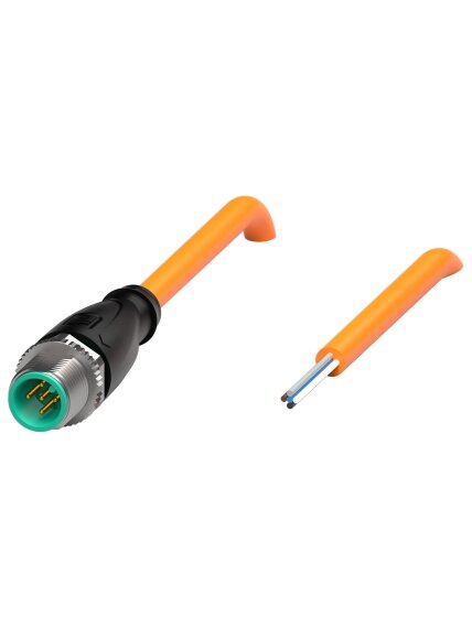 Pepperl+Fuchs V15S-G-OR5M-PUR-A1 (70128170-100151) M12 screw-lock cordset without shielding/LED Pepperl+Fuchs V15S-G-OR5M-PUR-A1 (70128170-100151) M12 screw-lock cordset without shielding/LED