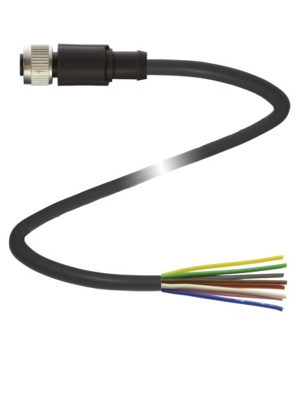 Pepperl+Fuchs V19-G-BK10M-PUR-IEC (236472) Cable socket Pepperl+Fuchs V19-G-BK10M-PUR-IEC (236472) Cable socket