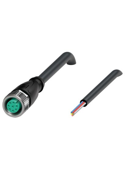 Pepperl+Fuchs V19-G-BK1M-PVC-U-YSTE2 (70162398) Female cordset Pepperl+Fuchs V19-G-BK1M-PVC-U-YSTE2 (70162398) Female cordset