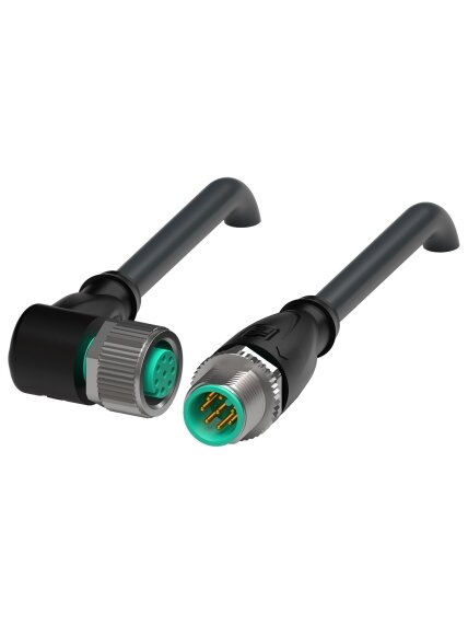 Pepperl+Fuchs V19-W-BK10M-PUR-U/ABG-V19-G (240788-0007) Connection cable Pepperl+Fuchs V19-W-BK10M-PUR-U/ABG-V19-G (240788-0007) Connection cable