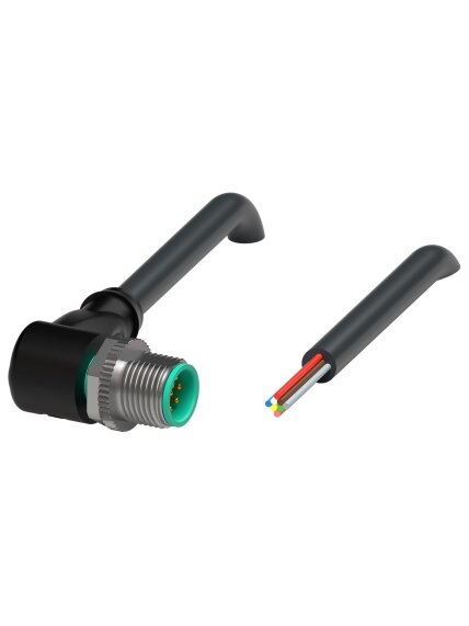 Pepperl+Fuchs V19S-W-BK2M-PUR-U (240772-100020) Cable plug Pepperl+Fuchs V19S-W-BK2M-PUR-U (240772-100020) Cable plug