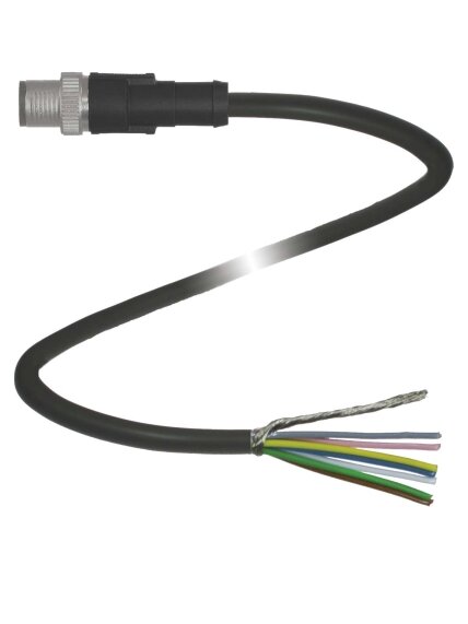 Pepperl+Fuchs V19SY-G-BK10M-PUR-ABG (70139935) Ethernet cordset Pepperl+Fuchs V19SY-G-BK10M-PUR-ABG (70139935) Ethernet cordset