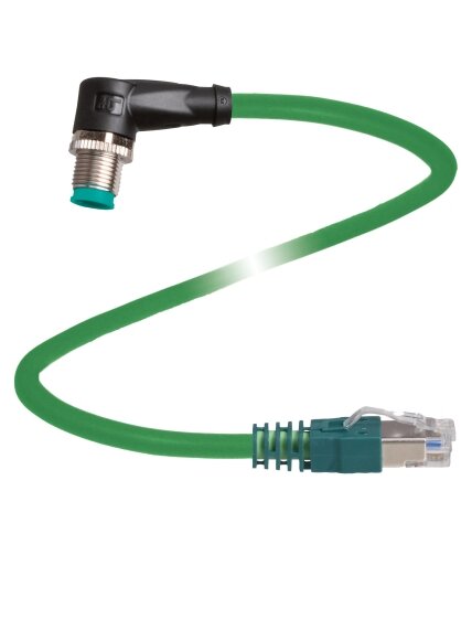 Pepperl+Fuchs V1SD-W-GN1M-PUR-E2S-V45-G (70164936) Ethernet cable Pepperl+Fuchs V1SD-W-GN1M-PUR-E2S-V45-G (70164936) Ethernet cable