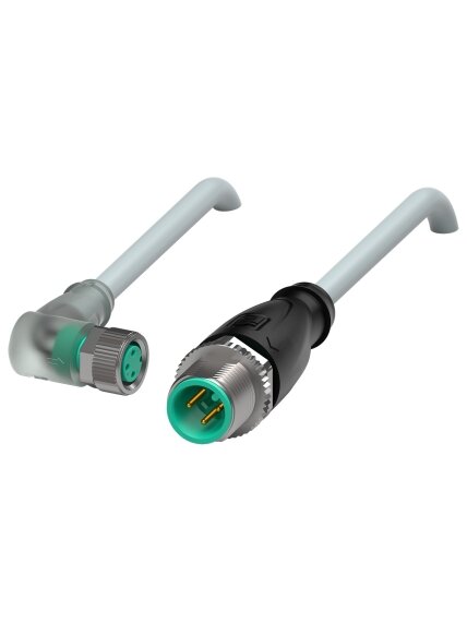 Pepperl+Fuchs V3-WM-E2-10M-PUR-V11-G (255868) Connection cable Pepperl+Fuchs V3-WM-E2-10M-PUR-V11-G (255868) Connection cable