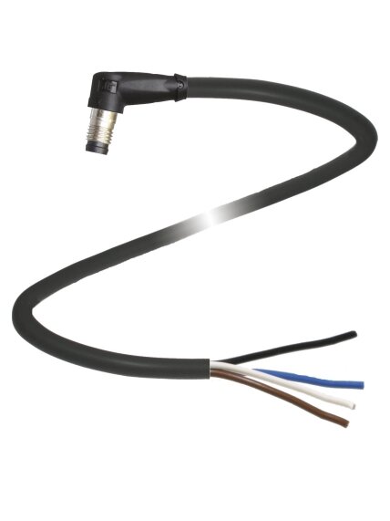 Pepperl+Fuchs V31S-WR-BK1M-PUR-U (70130073) Male cordset Pepperl+Fuchs V31S-WR-BK1M-PUR-U (70130073) Male cordset