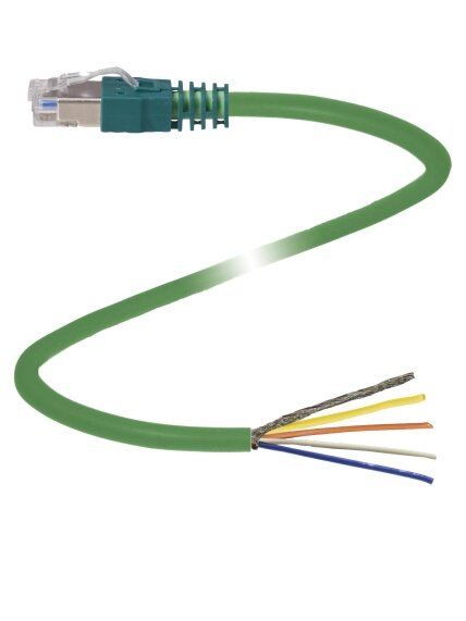 Pepperl+Fuchs V45-G-C5-GN5M-PUR-E1S (70108172) Ethernet cordset Pepperl+Fuchs V45-G-C5-GN5M-PUR-E1S (70108172) Ethernet cordset