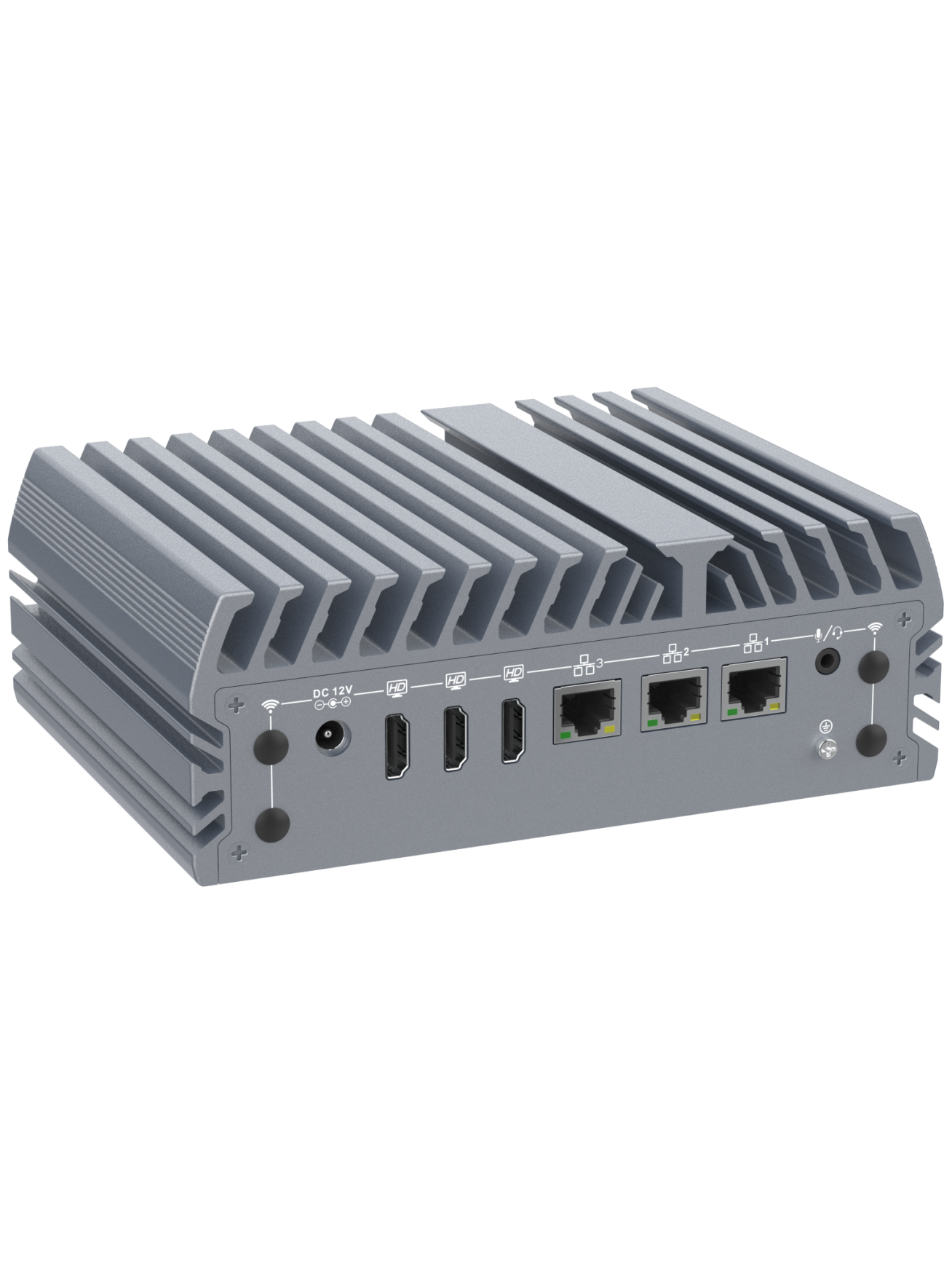 Technica TBOX-ALP-3H Fanless Embedded System with Alder Lake-P i3-1215U/i5-1235U/i7-1255U Processor with 3 x HDMI, 3 x 2.5G LAN 2