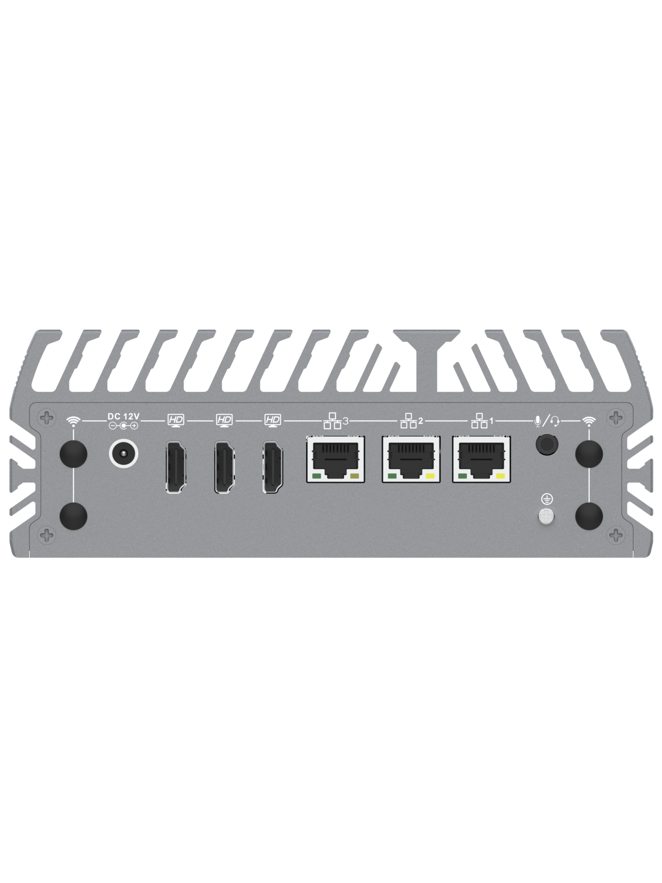 Technica TBOX-ALP-3H Fanless Embedded System with Alder Lake-P i3-1215U/i5-1235U/i7-1255U Processor with 3 x HDMI, 3 x 2.5G LAN