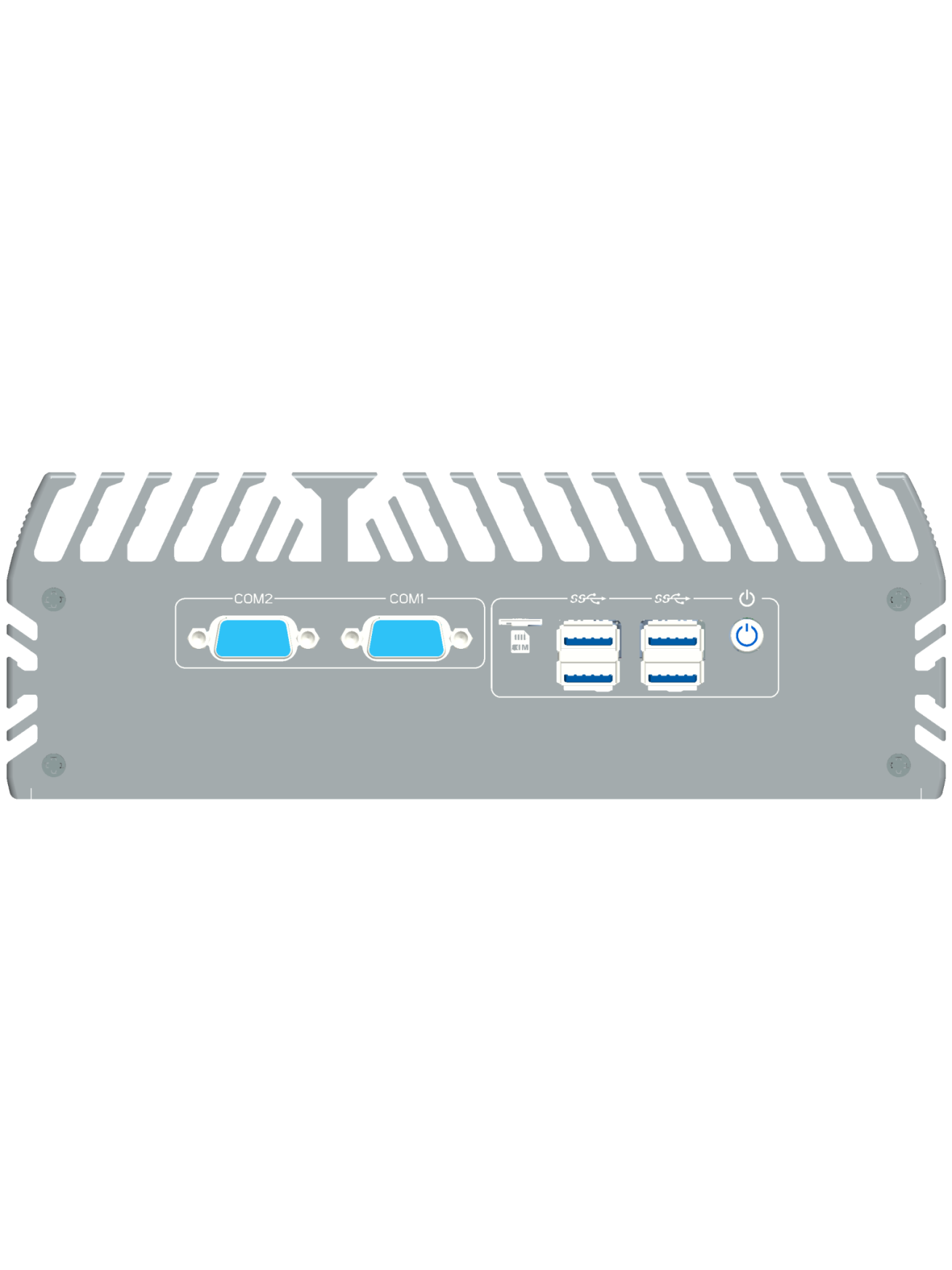 Technica TBOX-ALP-4H Fanless Embedded System with Alder Lake-P i3-1215U/i5-1235U/i7-1255U Processor with 4 x HDMI, 2 x 2.5G LAN 1