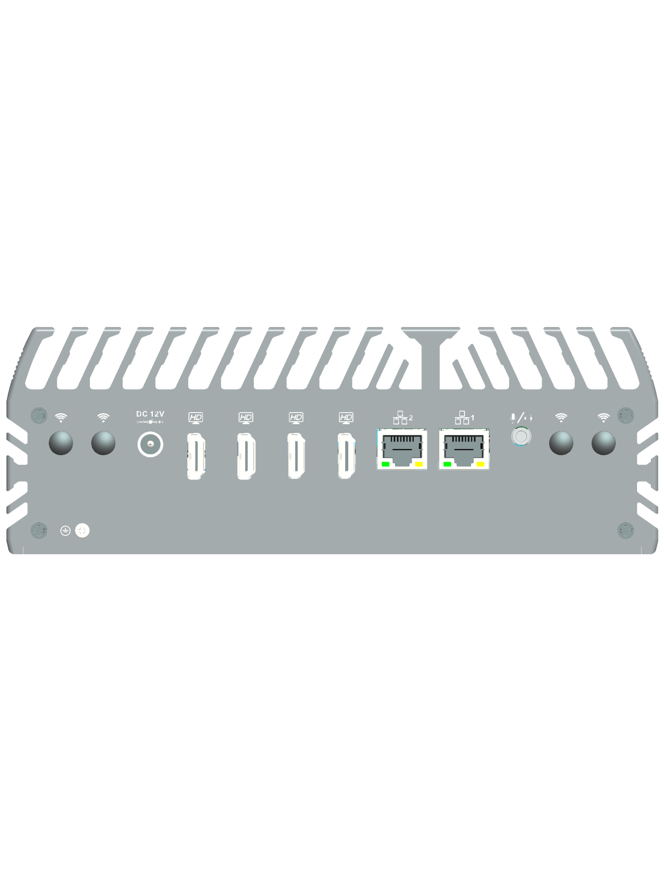 Technica TBOX-ALP-4H Fanless Embedded System with Alder Lake-P i3-1215U/i5-1235U/i7-1255U Processor with 4 x HDMI, 2 x 2.5G LAN Technica TBOX-ALP-4H Fanless Embedded System with Alder Lake-P i3-1215U/i5-1235U/i7-1255U Processor with 4 x HDMI, 2 x 2.5G LAN