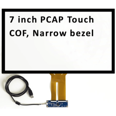 Technica TEC070745B 7" PCAP lietimui jautrus ekranas, COF, siauras rėmelis, ILITEK IC Technica TEC070745B 7" PCAP lietimui jautrus ekranas, COF, siauras rėmelis, ILITEK IC