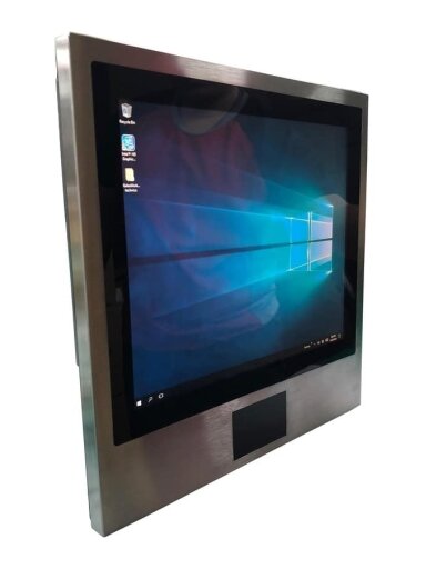 Technica PPC1700-i5-7200U-IP69K-RFID 17” IP69K Full Stainless Steel, PCAP Touch, Fanless Panel PC, Intel i5-7200U Processor support RFID function