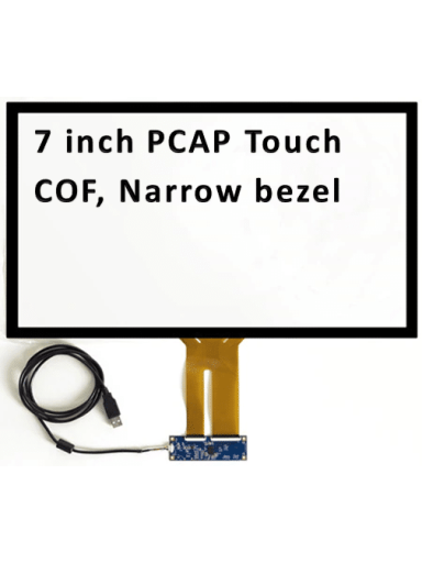 Technica TEC070745B 7 inch PCAP Touch, COF, Narrow bezel, ILITEK IC
