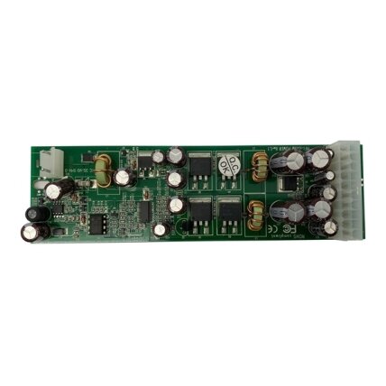 Technica MFI-ITX-90 DC/DC keitiklis 10–14 V įvestis; +5/+3,3/+12/-5/-12 V, +5 VSB išvestis, kurios bendra galia 90 W Technica MFI-ITX-90 DC/DC keitiklis 10–14 V įvestis; +5/+3,3/+12/-5/-12 V, +5 VSB išvestis, kurios bendra galia 90 W