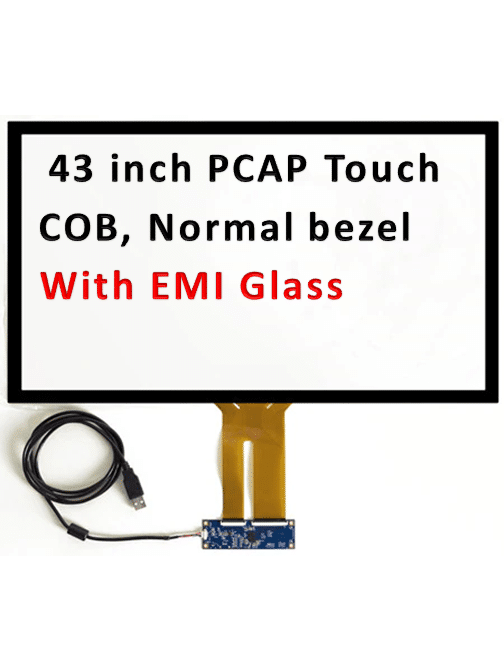 Technica TEC-Q430155A-G2 43 inch PCAP Touch, COB, Normal bezel, EETI IC, with EMI Glass