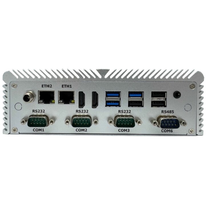 Technica TBOX-J6412-6C Įterptinė (embedded) sistema be ventiliatoriaus su Elkhart Lake J6412 procesoriumi, maks. 6 COM ir 8 USB prievadais Technica TBOX-J6412-6C Įterptinė (embedded) sistema be ventiliatoriaus su Elkhart Lake J6412 procesoriumi, maks. 6 COM ir 8 USB prievadais