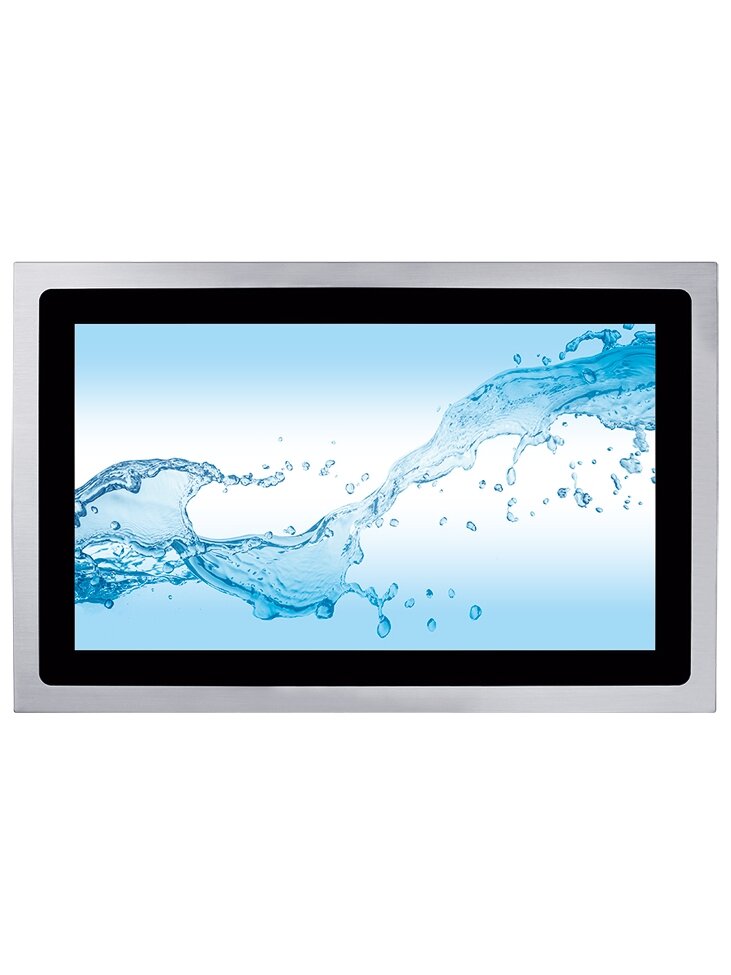 Technica PPC1560-ALP-IP69K 15.6” IP69K/IP68 Full Stainless Steel, PCAP Touch, Fanless Panel PC with Intel Alderlake-P i3-1215U/i5-1235U/i7-1255U
