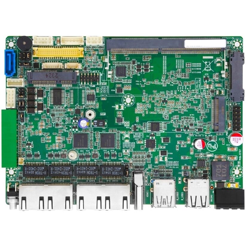 Technica TH35-ALN-4L Pramoninė 3,5" įterptinė (embedded) pagrindinė plokštė, Intel Alder Lake-N N95/N97/N100/i3-N305, 4 Intel Giga LAN jungtys