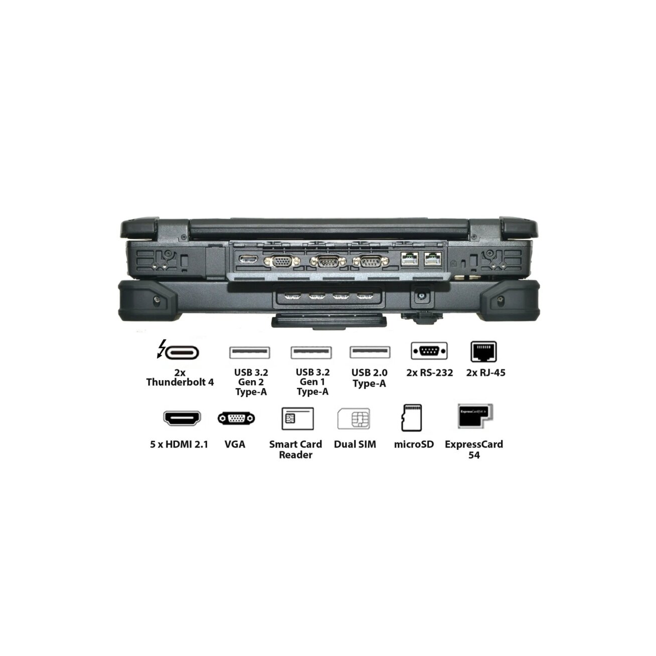 Durabook tvirta darbo stotis Z14I-HG 3 Durabook tvirta darbo stotis Z14I-HG 3